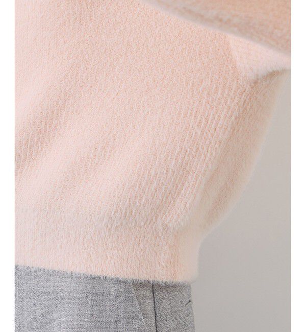 Rope&rsquo;Picnic「fluffy knitフラッフィーニット/ふわふわMIXフェザーニットカーディガン/洗濯機OK」|カーディガン|