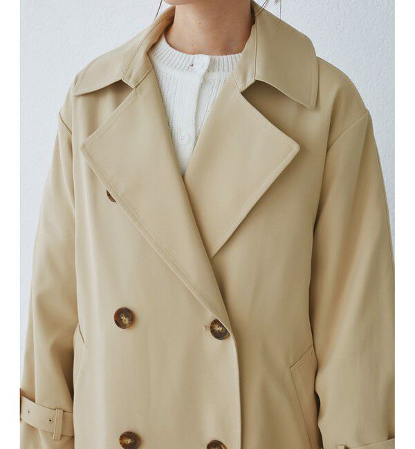 Rope&rsquo;Picnic「【低身長・小柄さん向け/撥水加工・花粉ガード】トレンチコート」|トレンチコート|