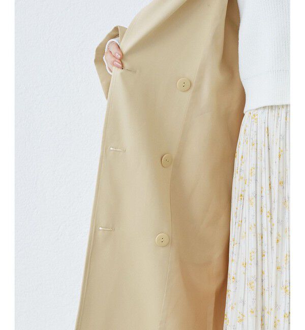 Rope&rsquo;Picnic「【低身長・小柄さん向け/撥水加工・花粉ガード】トレンチコート」|トレンチコート|