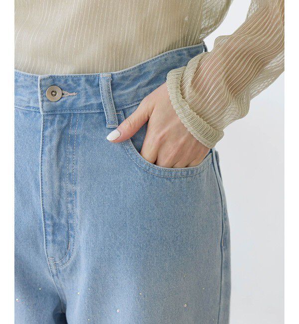 Rope&rsquo;Picnic「キラキラビジューデニム」|デニム|