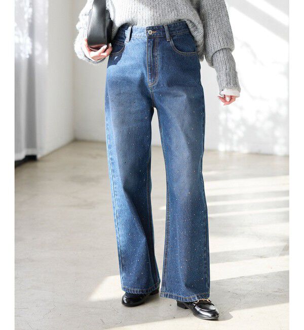 Rope&rsquo;Picnic「キラキラビジューデニム」|デニム|