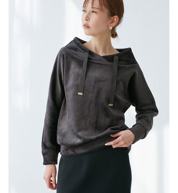 Rope&rsquo;Picnic「【emur/エミュール】リブベロアプルオーバー」|Tシャツ・カットソー|