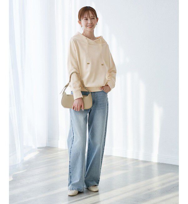 Rope&rsquo;Picnic「【emur/エミュール】リブベロアプルオーバー」|Tシャツ・カットソー|