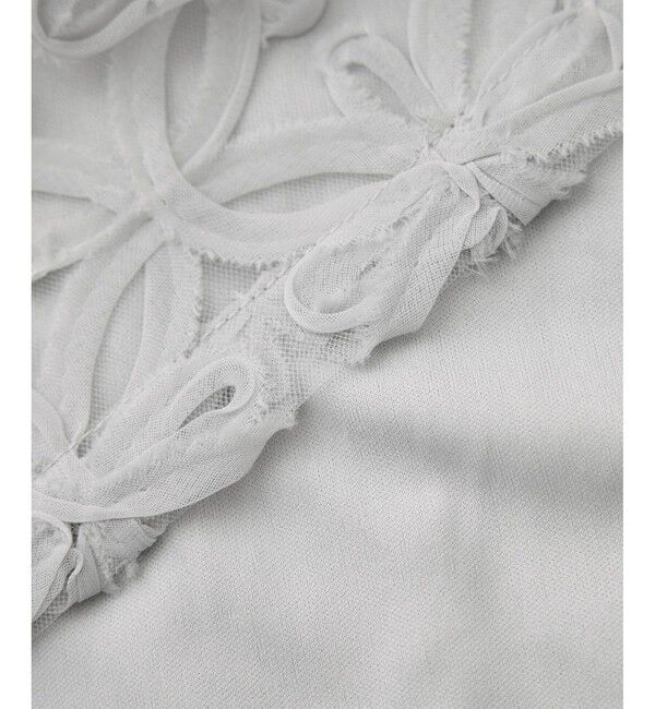 Rope&rsquo;Picnic「フラワーチュールレースアイラインスカート」|スカート|