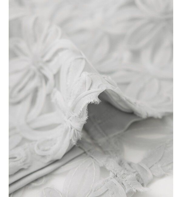 Rope&rsquo;Picnic「フラワーチュールレースアイラインスカート」|スカート|