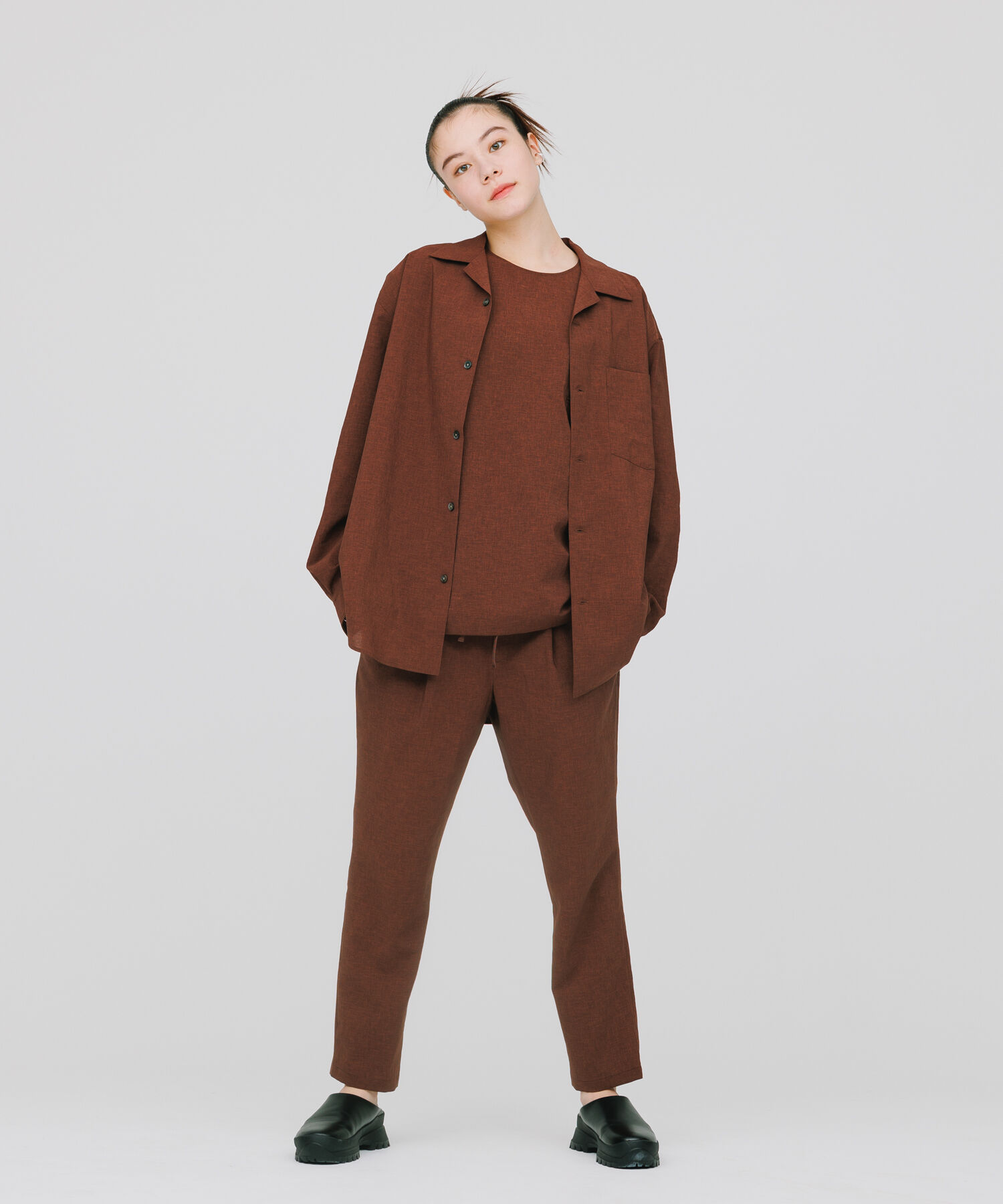 ADAM ET ROPE'「【2点セット】Tシャツ セットアップ /速乾 / 冷感 / イージーケア / ユニセックス」|スーツ|