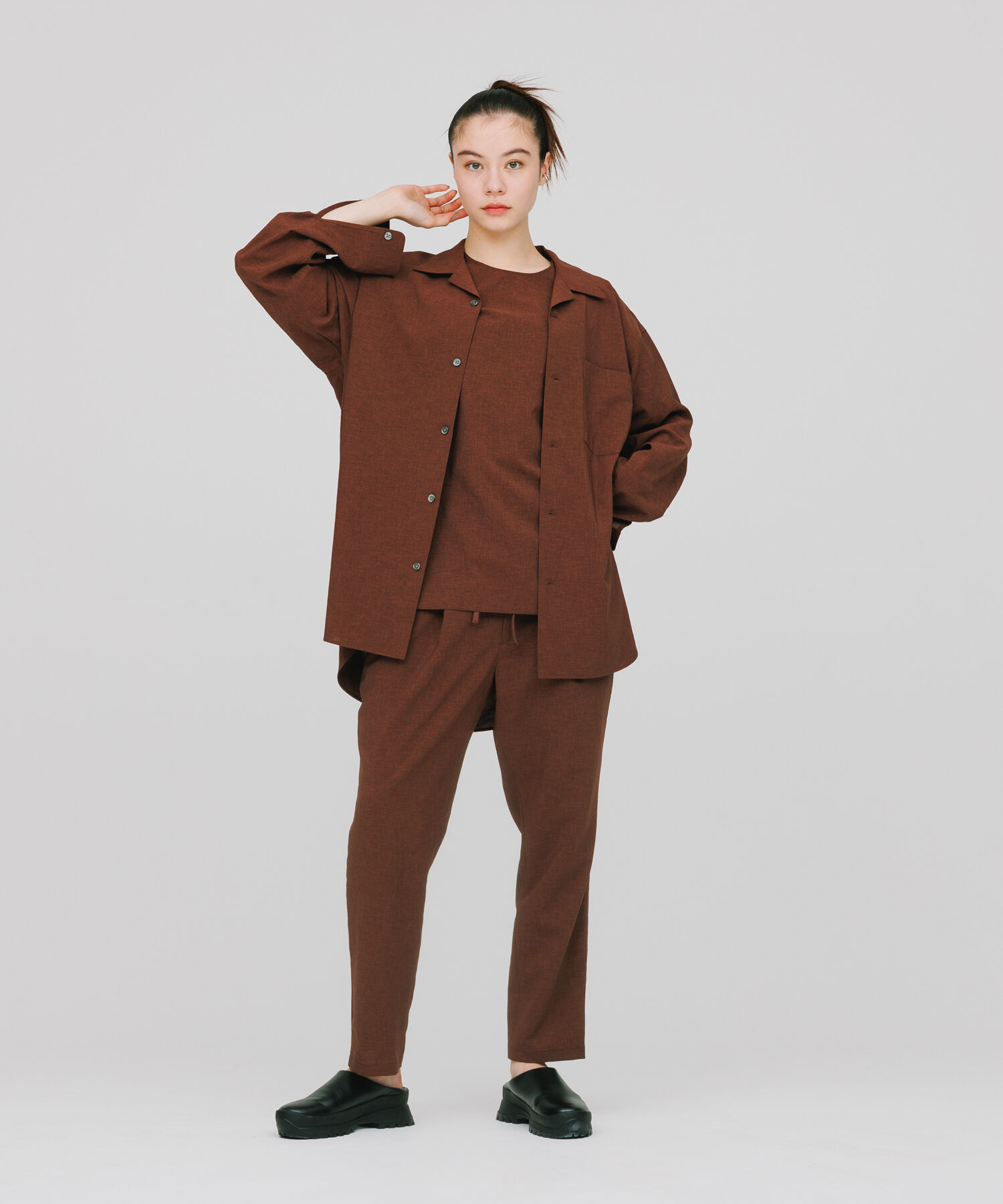 ADAM ET ROPE'「【2点セット】Tシャツ セットアップ /速乾 / 冷感 / イージーケア / ユニセックス」|スーツ|