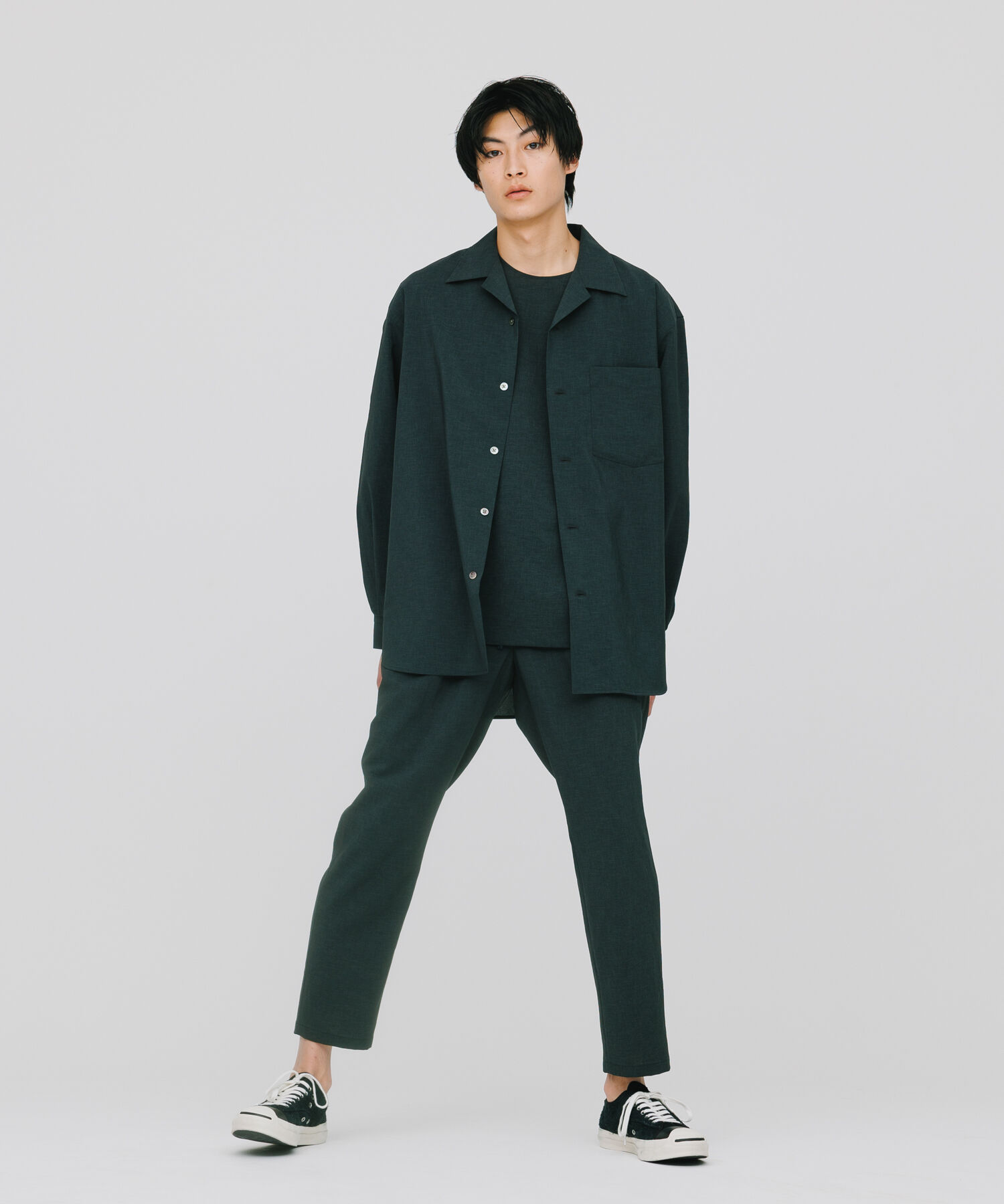 ADAM ET ROPE'「【2点セット】Tシャツ セットアップ /速乾 / 冷感 / イージーケア / ユニセックス」|スーツ|