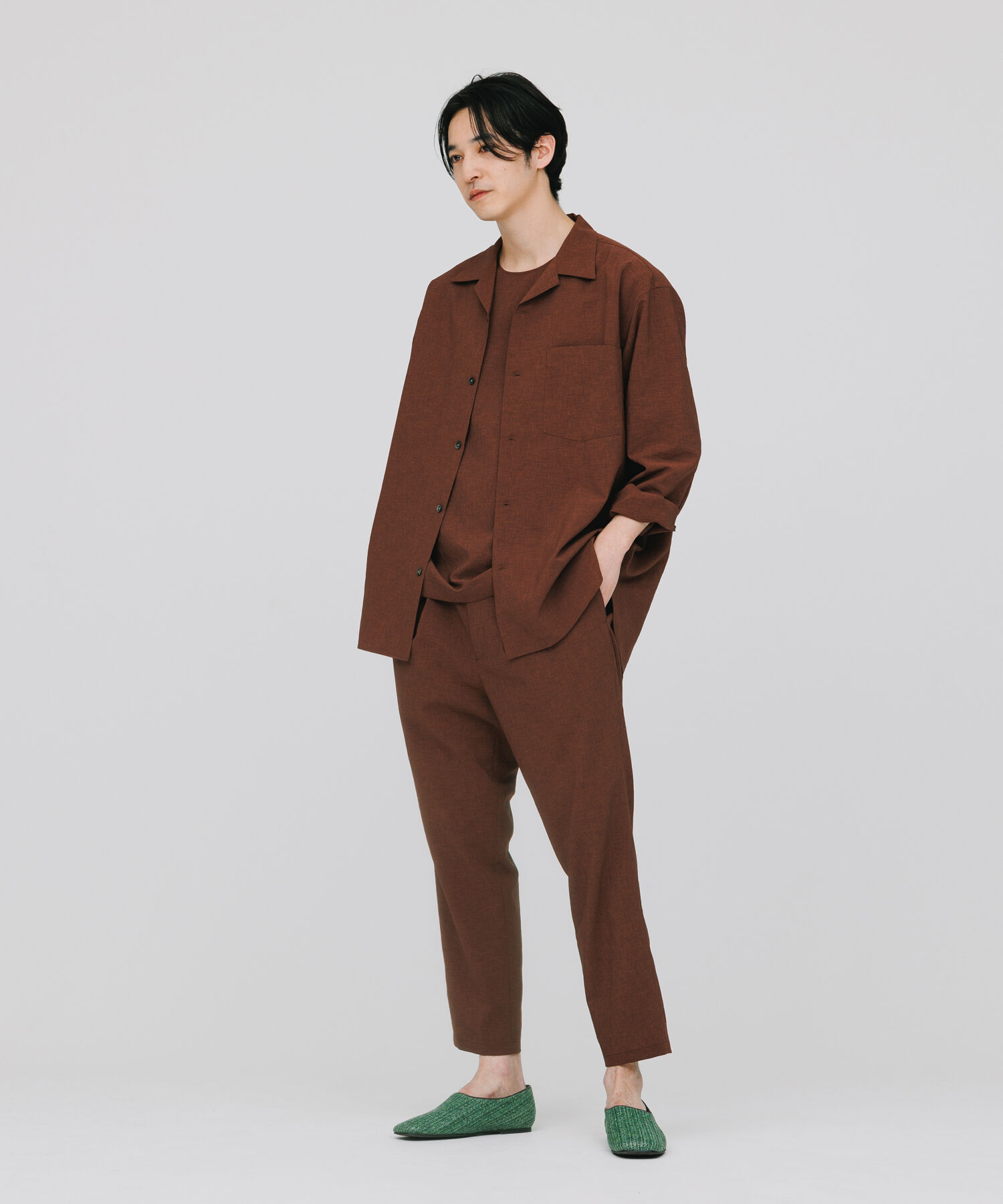 ADAM ET ROPE'「【2点セット】Tシャツ セットアップ /速乾 / 冷感 / イージーケア / ユニセックス」|スーツ|