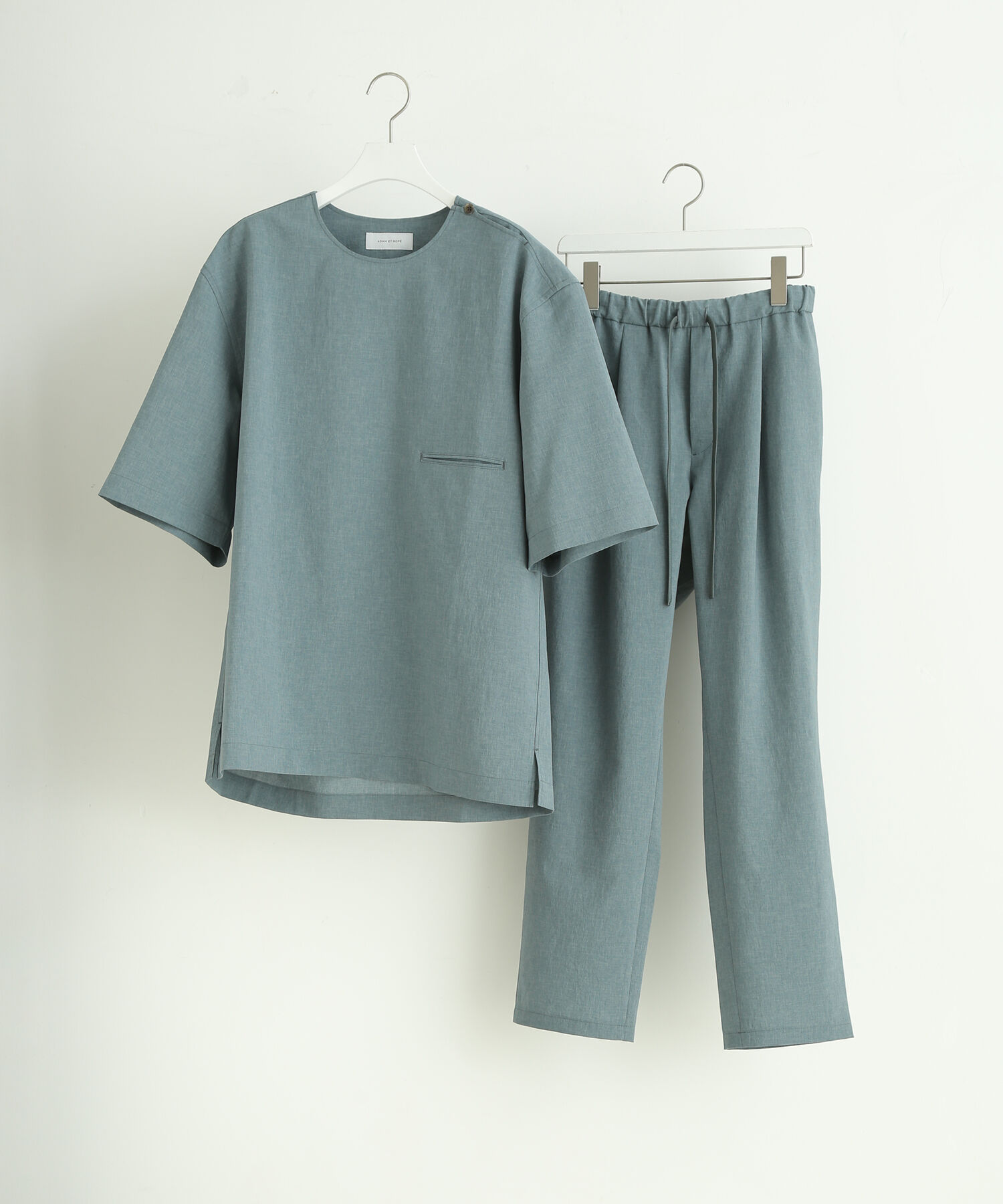 ADAM ET ROPE'「【2点セット】Tシャツ セットアップ /速乾 / 冷感 / イージーケア / ユニセックス」|スーツ|