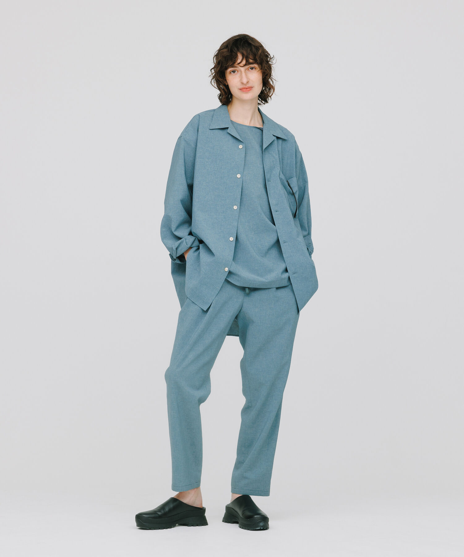 ADAM ET ROPE'「【2点セット】Tシャツ セットアップ /速乾 / 冷感 / イージーケア / ユニセックス」|スーツ|