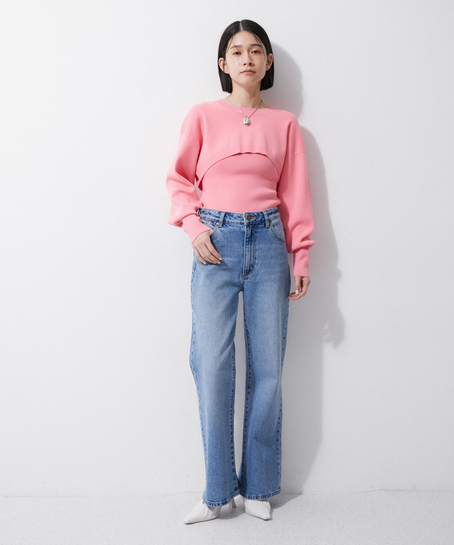 ADAM ET ROPE'「ギャザーパンプス」|パンプス|