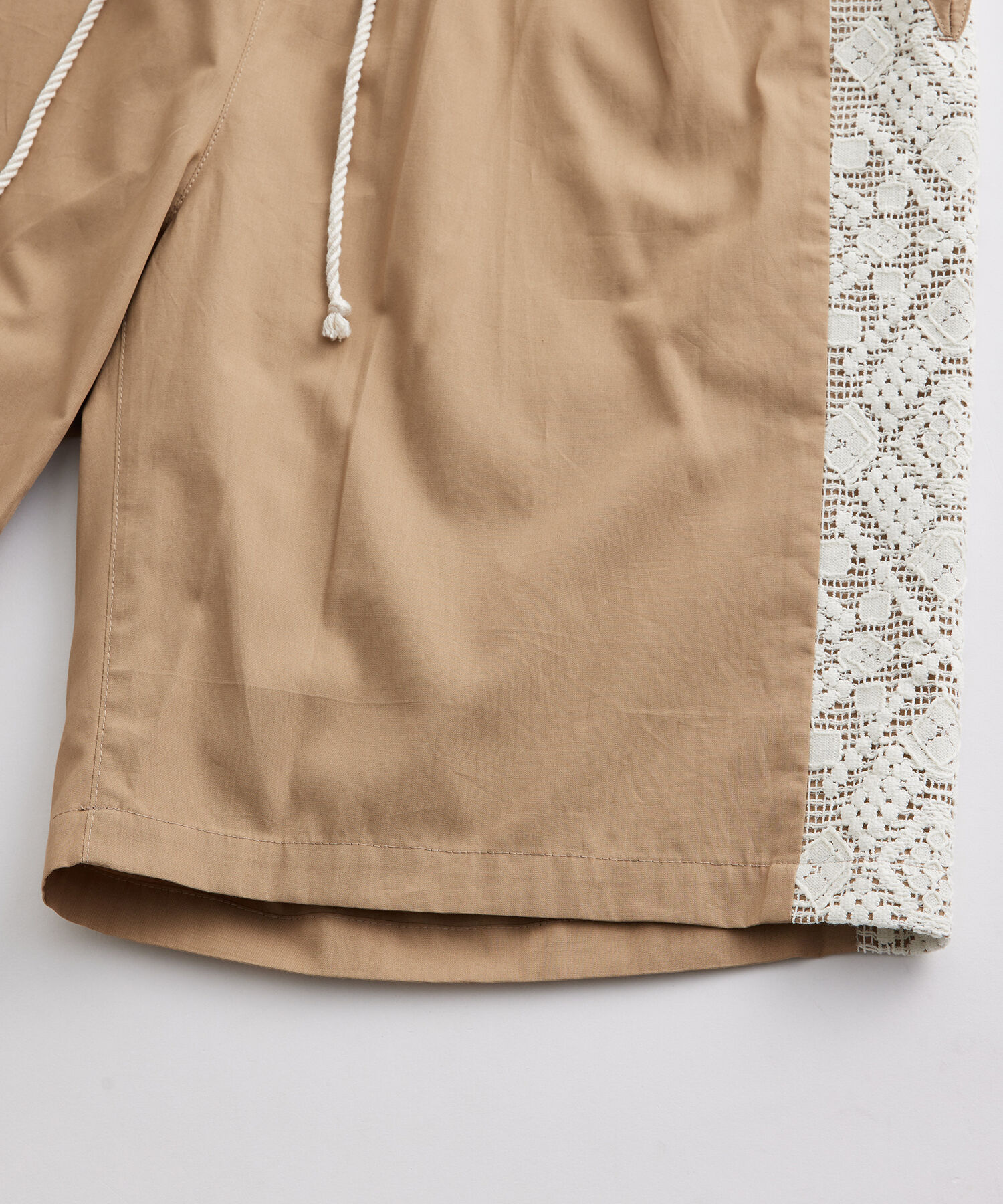 ADAM ET ROPE'「サイドレース ライン ワイドショーツ / セットアップ対応 / ユニセックス」|その他|