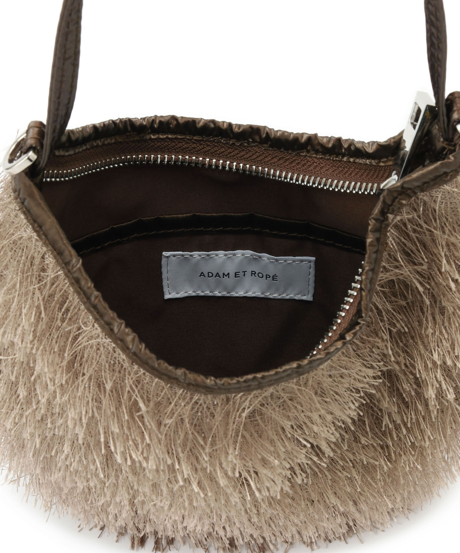 ADAM ET ROPE'「【サステナブル】フリンジミニチェーンバッグ」|ショルダー・メッセンジャー|