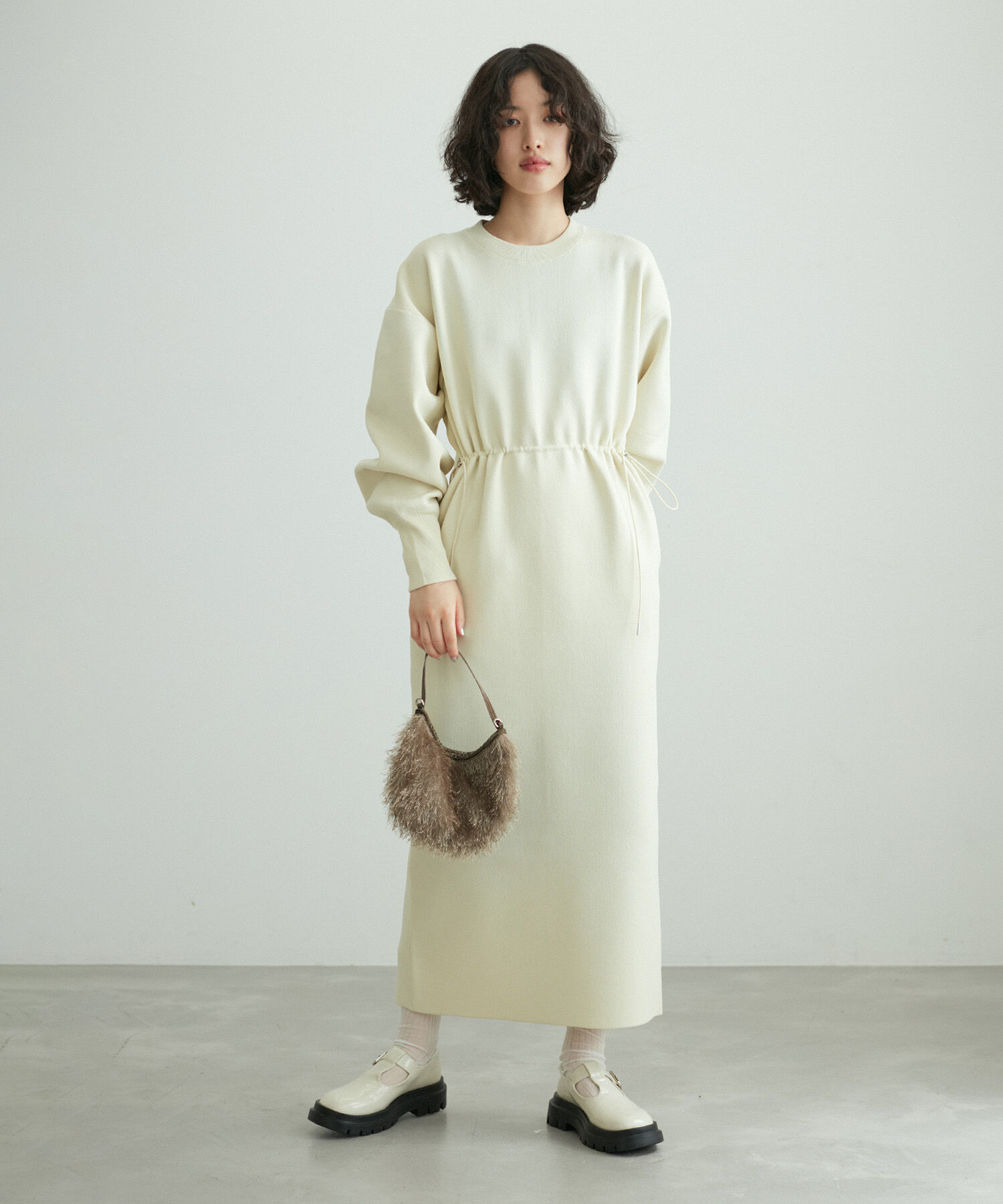 ADAM ET ROPE'「【サステナブル】フリンジミニチェーンバッグ」|ショルダー・メッセンジャー|