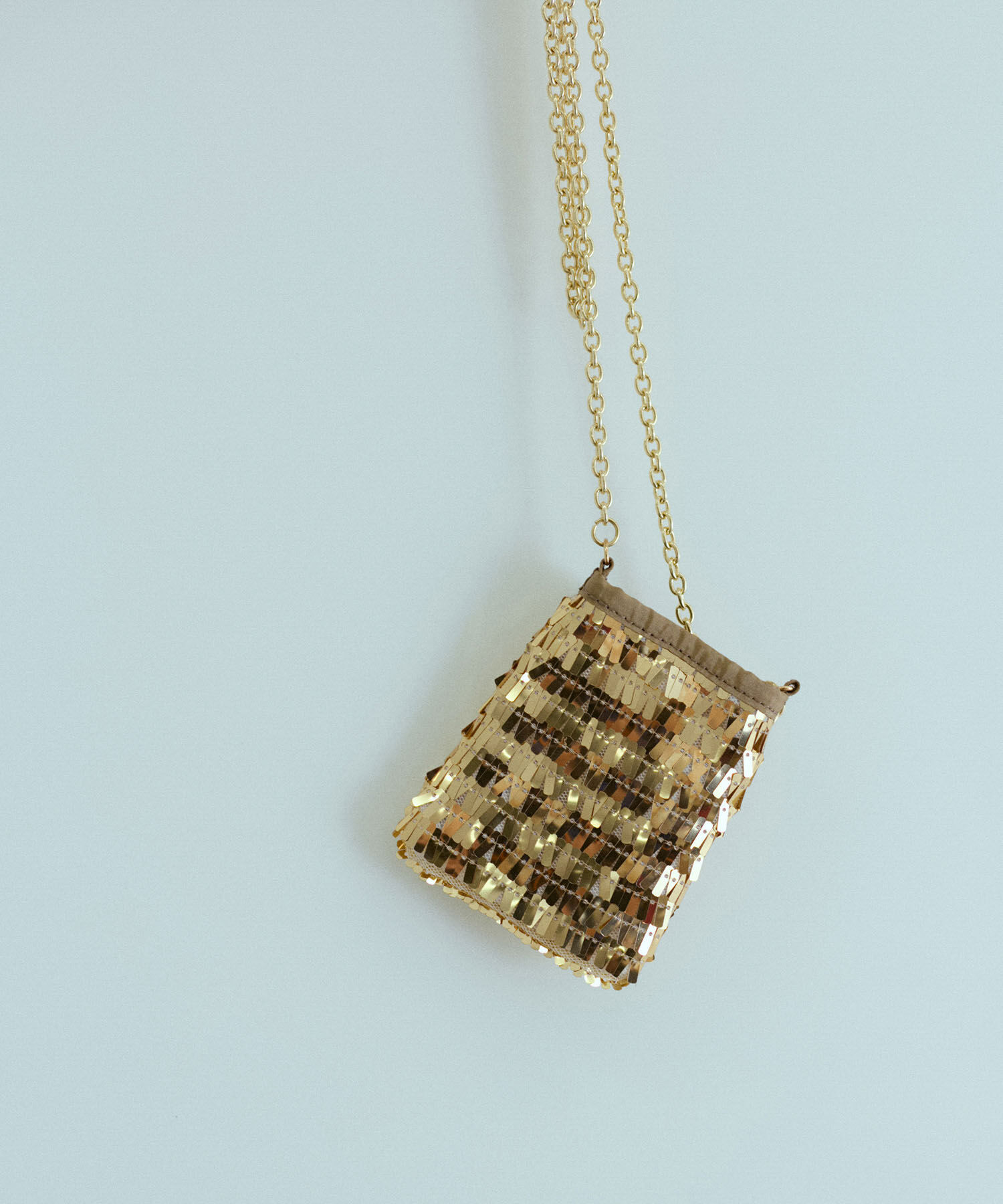 ADAM ET ROPE'「スパンコールアクセサリーポシェット」|ショルダー・メッセンジャー|