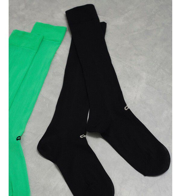 ADAM ET ROPE'「シアーハイソックス」|ソックス|クロメイン