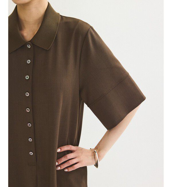 ADAM ET ROPE'「ポロシャツオールインワン」|オールインワン|