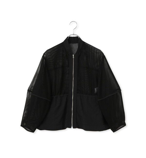 ADAM ET ROPE'「ドロストシアーメッシュカーディガン」|カーディガン|