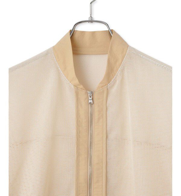 ADAM ET ROPE'「ドロストシアーメッシュカーディガン」|カーディガン|