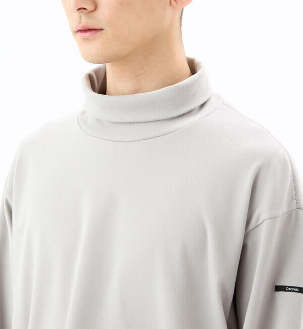 ORCIVAL「ORCIVAL | 起毛フライス スタンドネックプルオーバー MEN」|Tシャツ・カットソー|