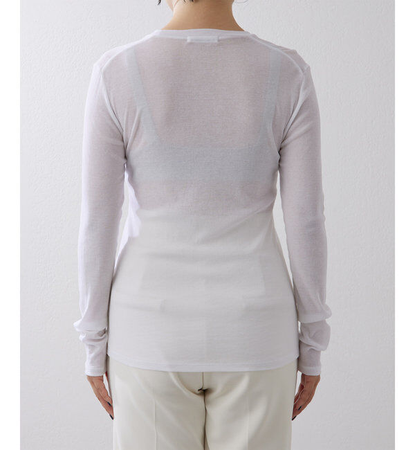  「シアーフライスクルーネックプルオーバー」|Tシャツ・カットソー|