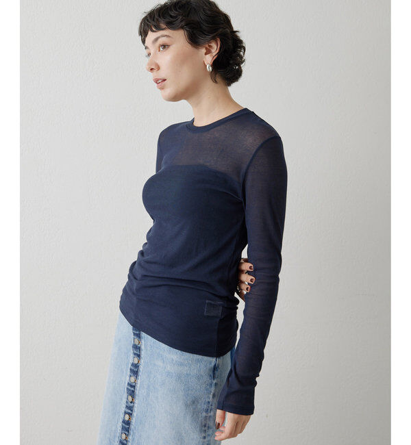  「シアーフライスクルーネックプルオーバー」|Tシャツ・カットソー|