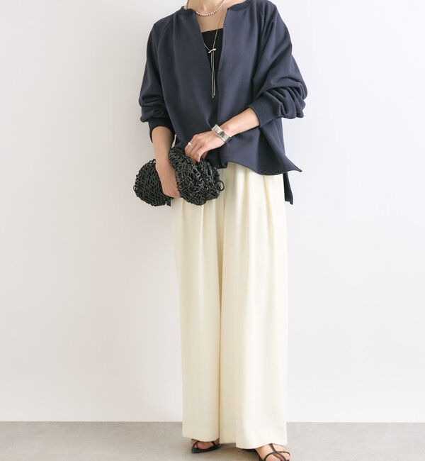  「【大人が着やすい】キーネックオーバースウェット」|Tシャツ・カットソー|