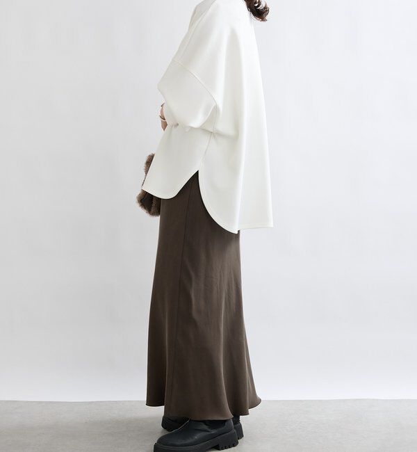  「【楽ちんキレイ】ダンボールポンチョプルオーバー」|Tシャツ・カットソー|