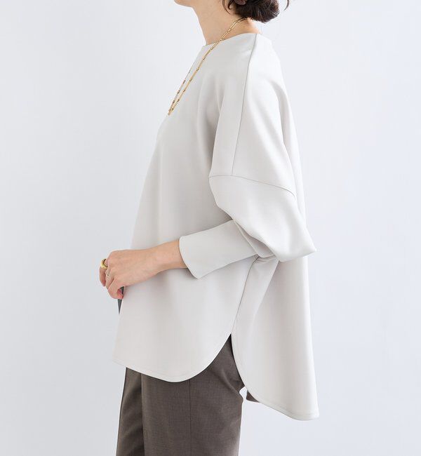  「【楽ちんキレイ】ダンボールポンチョプルオーバー」|Tシャツ・カットソー|