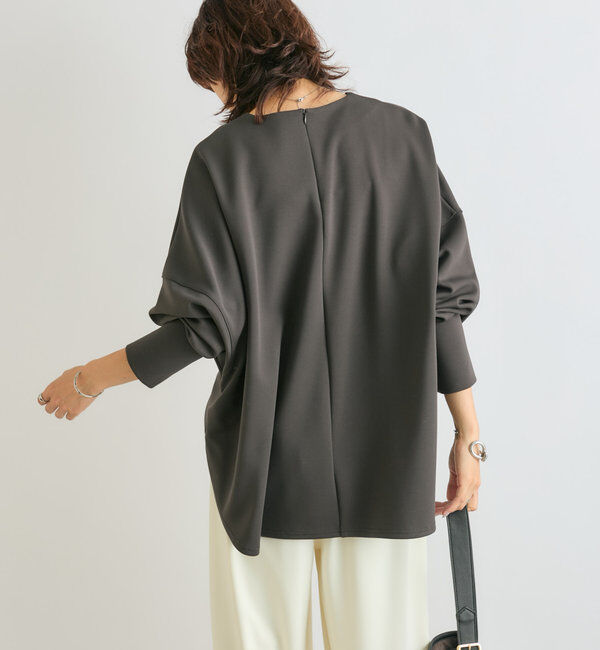  「【楽ちんキレイ】ダンボールポンチョプルオーバー」|Tシャツ・カットソー|