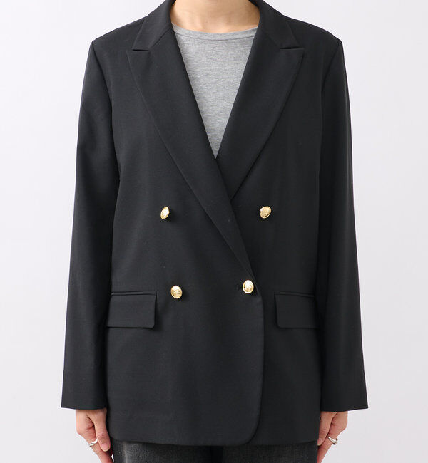  「【オンオフ着れる】ライトピークドラペルジャケット」|テーラードジャケット|