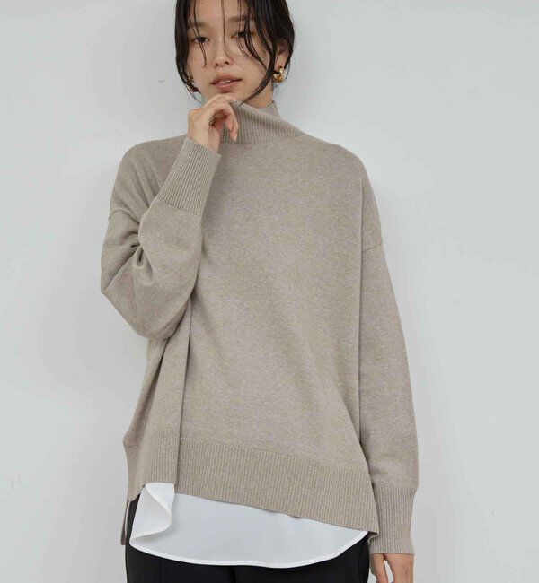  「ラウンドブラウスTee」|シャツ・ブラウス|