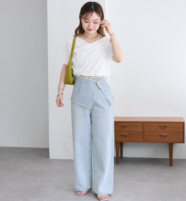  「【全骨格対応◎/6色展開】オフショルTシャツ」|Tシャツ・カットソー|