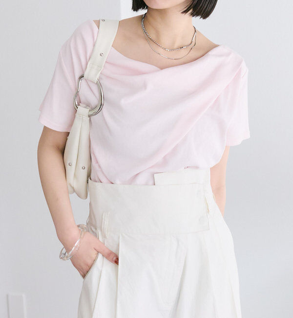  「【全骨格対応◎/6色展開】オフショルTシャツ」|Tシャツ・カットソー|