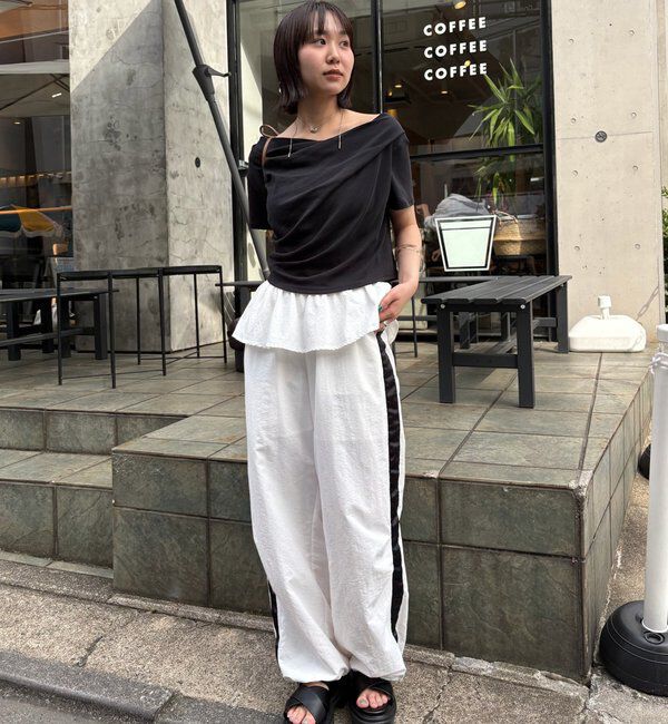  「【全骨格対応◎/6色展開】オフショルTシャツ」|Tシャツ・カットソー|