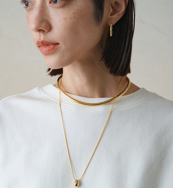  「【GALENA/ガレナ】EGGネックレス」|リング|ゴールド