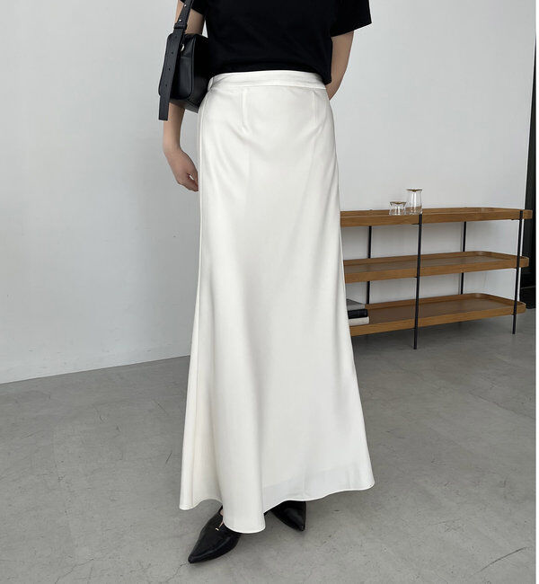  「【新色/ブラウン】バイアススカート」|スカート|