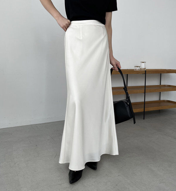  「【新色/ブラウン】バイアススカート」|スカート|