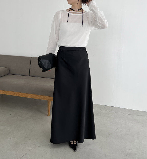 「【新色/ブラウン】バイアススカート」|スカート|