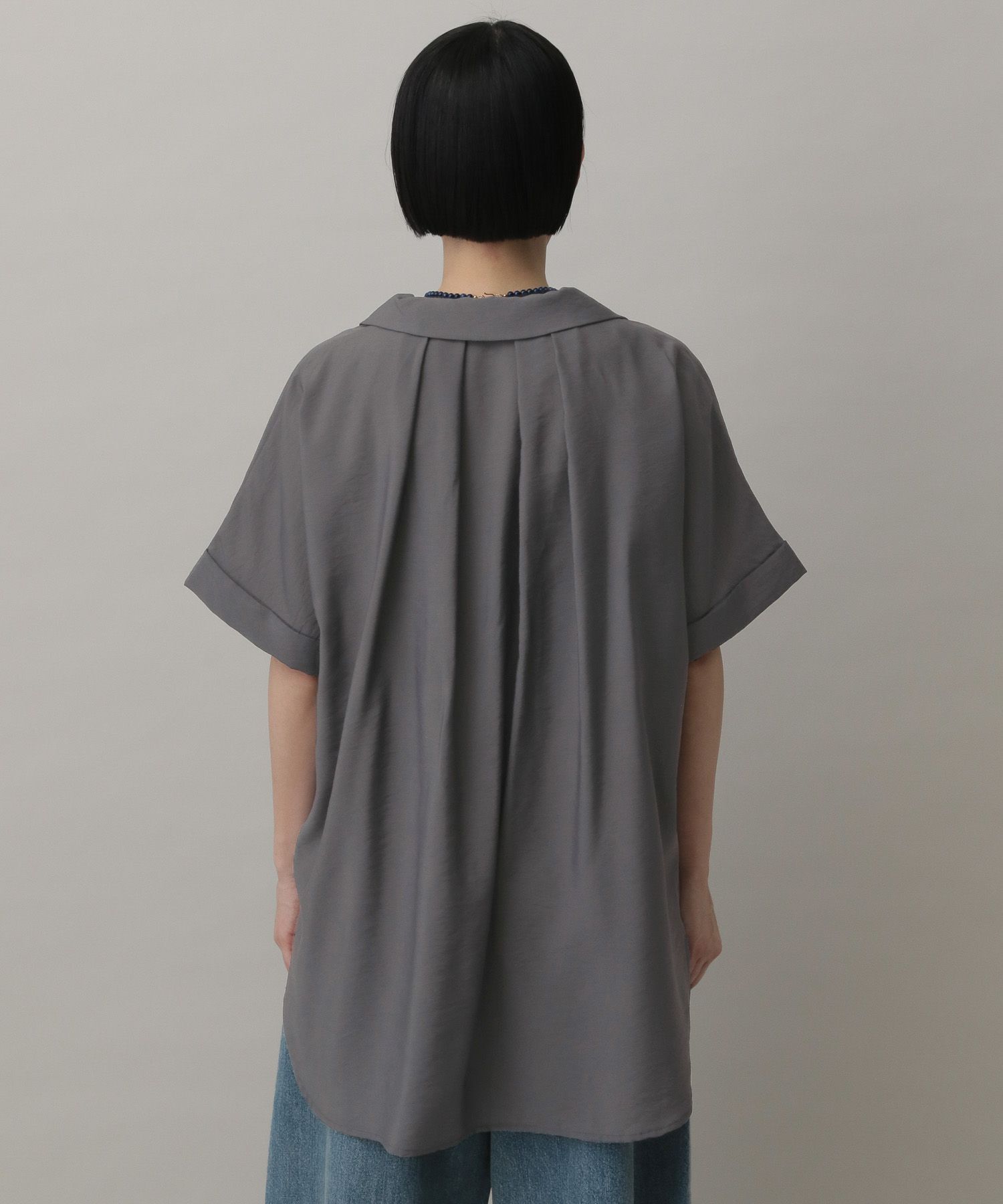 A part by 「【洗える】シアーカイキンBIGシャツ」|シャツ・ブラウス|