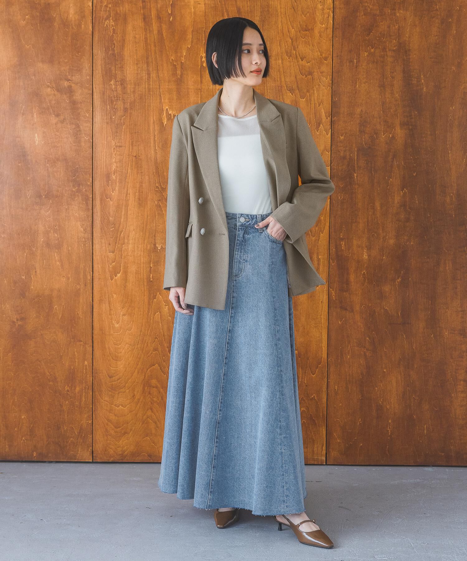 A part by 「【セットアップ対応】LNTサージテーラードジャケット」|テーラードジャケット|