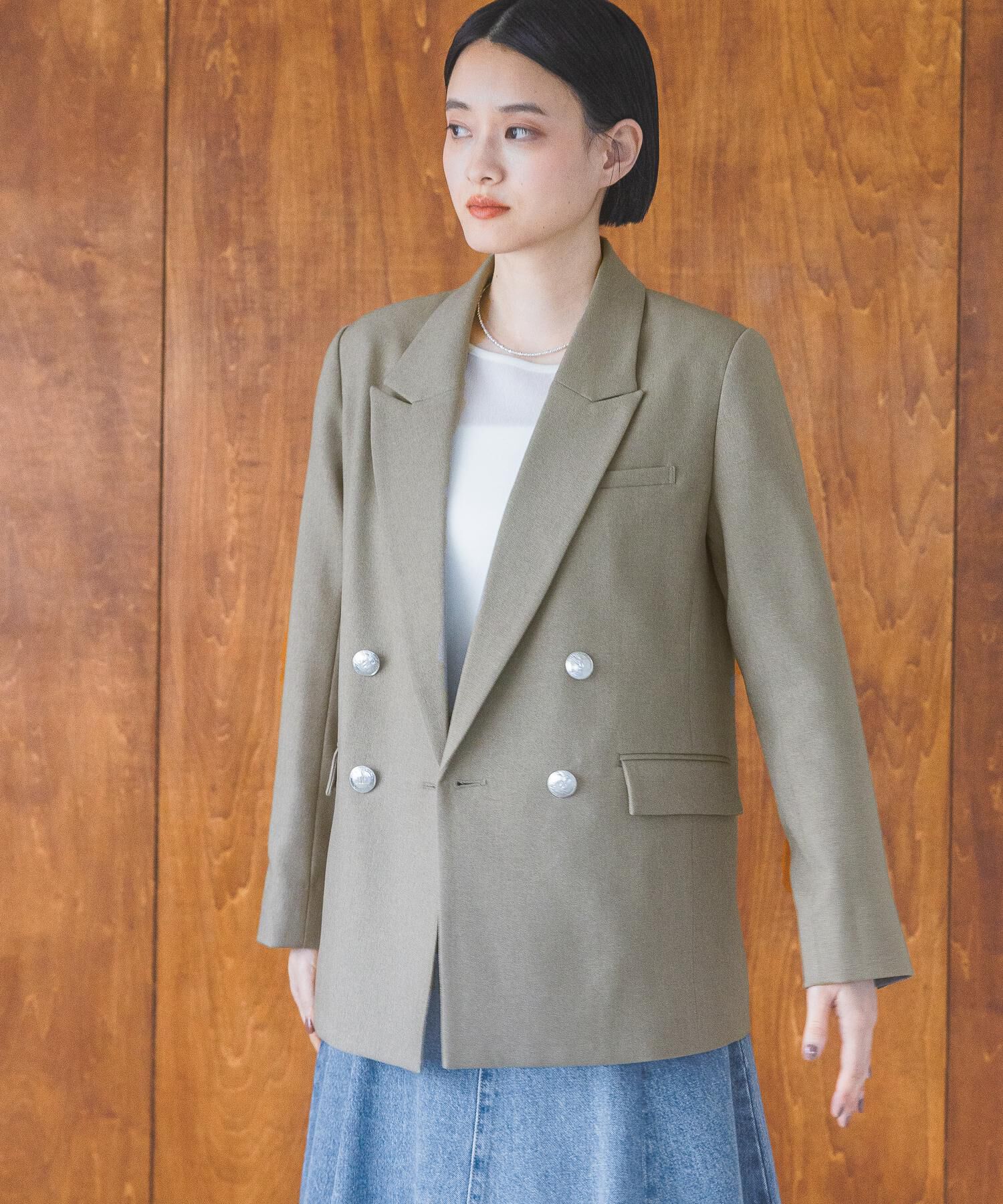 A part by 「【セットアップ対応】LNTサージテーラードジャケット」|テーラードジャケット|