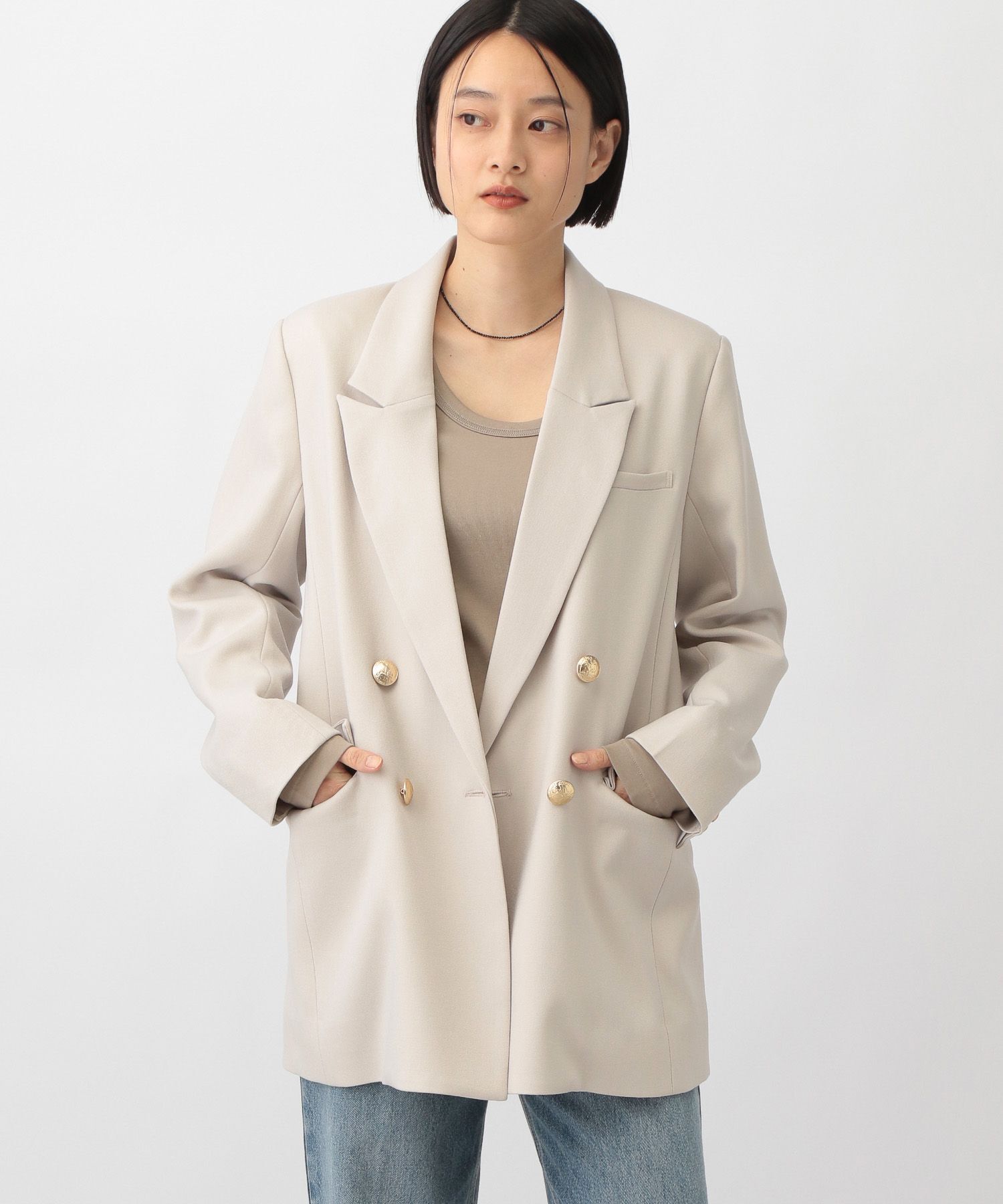 A part by 「【セットアップ対応】LNTサージテーラードジャケット」|テーラードジャケット|