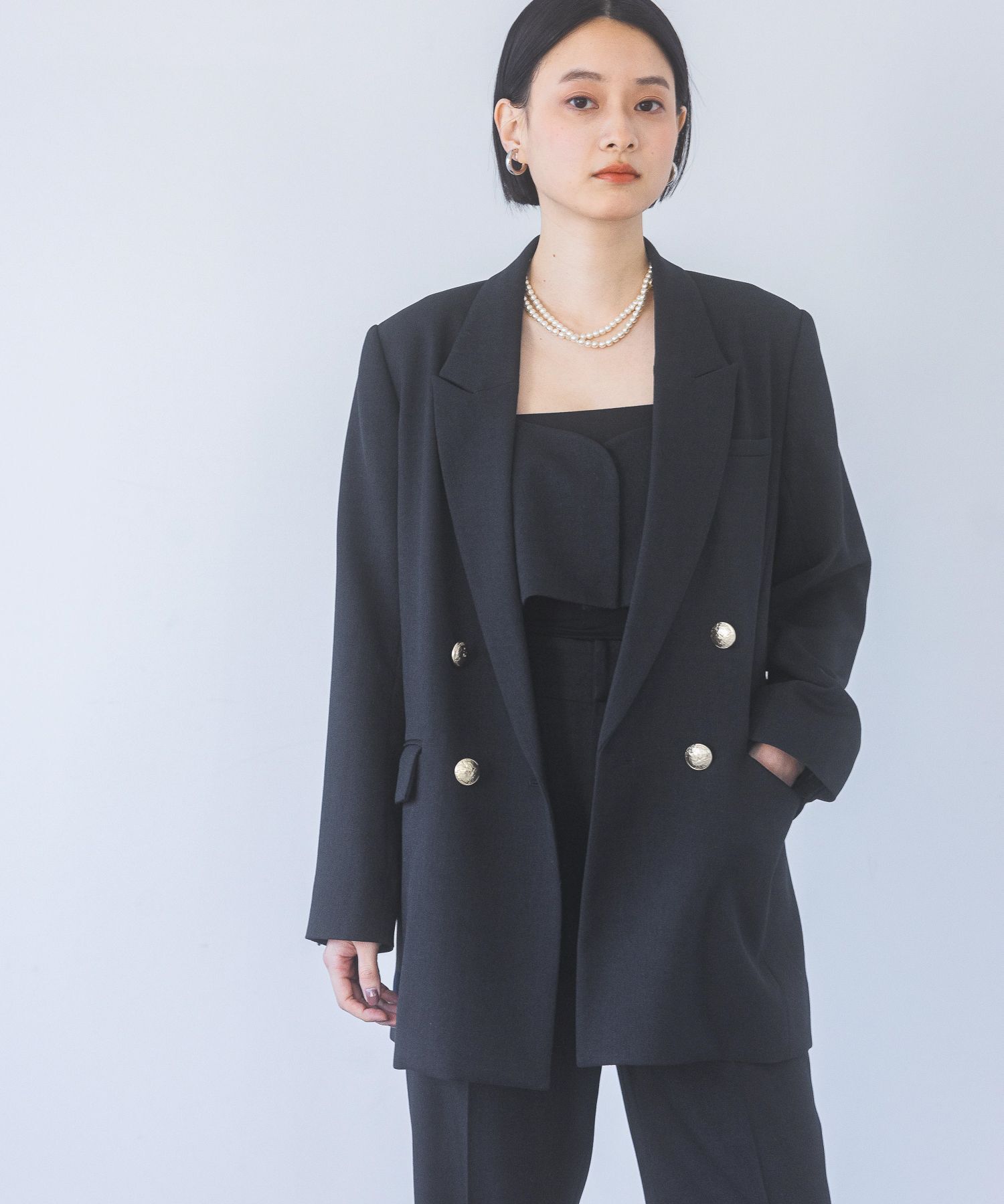 A part by 「【セットアップ対応】LNTサージテーラードジャケット」|テーラードジャケット|