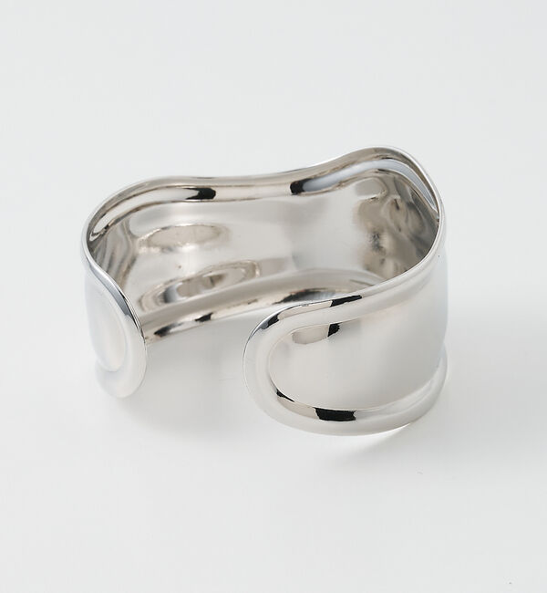 collex「【dignif／ディグニフ】ワイドウェーブバングル」|ブレスレット・バングル|