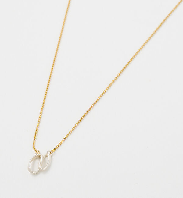 collex「【Ljud/ユード】ツインリングネックレス」|ネックレス|シルバー