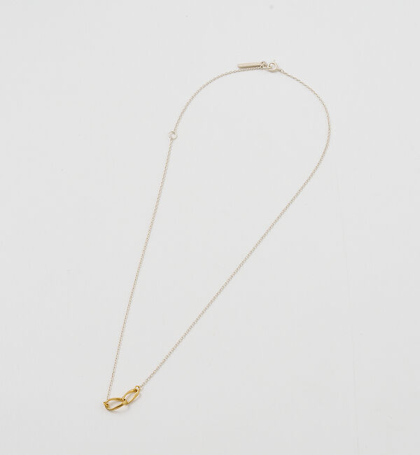 collex「【Ljud/ユード】ツインリングネックレス」|ネックレス|ゴールド