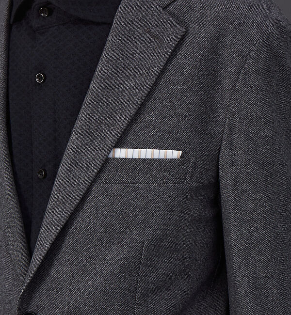 ABAHOUSE「【FLEX】セットアップ対応 2WAY ストレッチ プリント ジャケット」|テーラードジャケット|