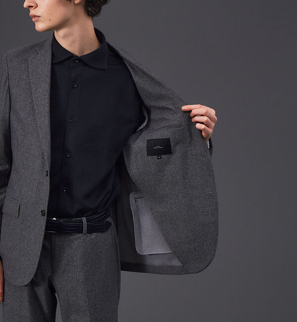 ABAHOUSE「【FLEX】セットアップ対応 2WAY ストレッチ プリント ジャケット」|テーラードジャケット|